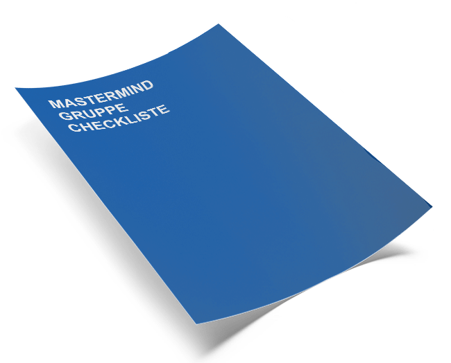TAB Mastermindgruppe Checkliste flyer